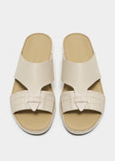 LOOPED BELT SANDAL - GHIACCIO