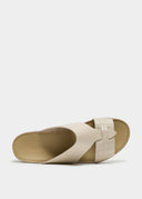 LOOPED BELT SANDAL - GHIACCIO