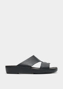 LOOPED BELT SANDAL - NERO