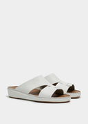 LOOPED BELT SANDAL - BIANCO