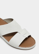 LOOPED BELT SANDAL - BIANCO
