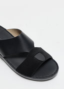 ENVELOPE BELT SANDAL - NERO