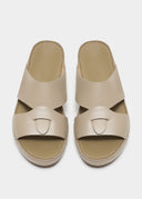 ENVELOPE BELT SANDAL - TAUPE