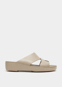 ENVELOPE BELT SANDAL - TAUPE