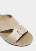 ENVELOPE BELT SANDAL - TAUPE