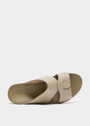 ENVELOPE BELT SANDAL - TAUPE