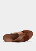 LOOPED BELT SANDAL - TOBACCO