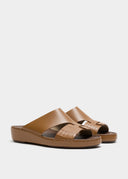 LOOPED BELT SANDAL - VISONE