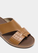 LOOPED BELT SANDAL - VISONE