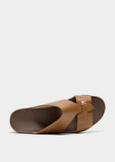 LOOPED BELT SANDAL - VISONE