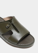 TIGHTENED BOX SANDAL - MILITARE