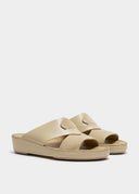 ENVELOPE CROWN SANDAL - BEIGE