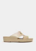 ENVELOPE CROWN SANDAL - BEIGE