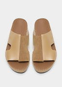 DRIFTED BOX SANDAL - ECRU