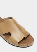 DRIFTED BOX SANDAL - ECRU