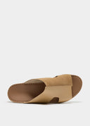 DRIFTED BOX SANDAL - ECRU