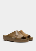 DRIFTED BOX SANDAL - MUSHROOM