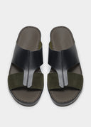 DRIFTED BELT SANDAL - NERO