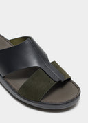 DRIFTED BELT SANDAL - NERO