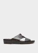 CROWN BUCKLE UP SANDAL – CACAO