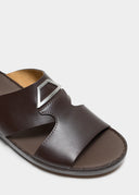 CROWN BUCKLE UP SANDAL – CACAO