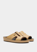 TIGHTENED BOX SANDAL - ORYX