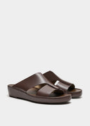 DRIFTED BELT SANDAL - CIOCCOLATO