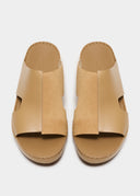 DRIFTED BOX SANDAL - ECRU
