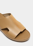 DRIFTED BOX SANDAL - ECRU