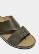 LOOPED BELT SANDAL - MILITARE