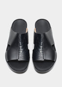 DRIFTED BOX SANDAL - NERO