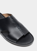 DRIFTED BOX SANDAL - NERO