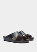 LOOPED BELT SANDAL - NERO