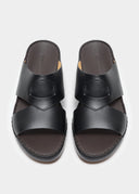 ENVELOPE CROWN SANDAL – NERO