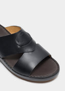 ENVELOPE CROWN SANDAL – NERO