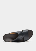 ENVELOPE CROWN SANDAL – NERO