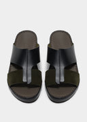 DRIFTED BELT SANDAL - NERO
